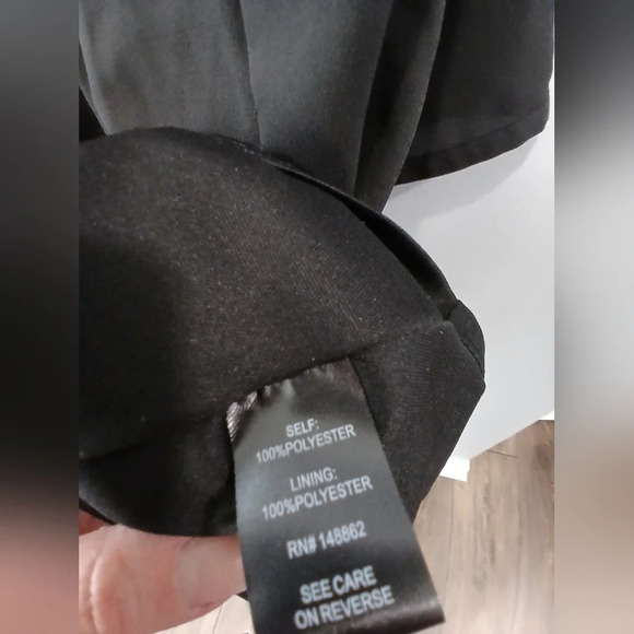 Torrid women's size 2X black long sleeve midi strappy back a-line dress … - Picture 10 of 10